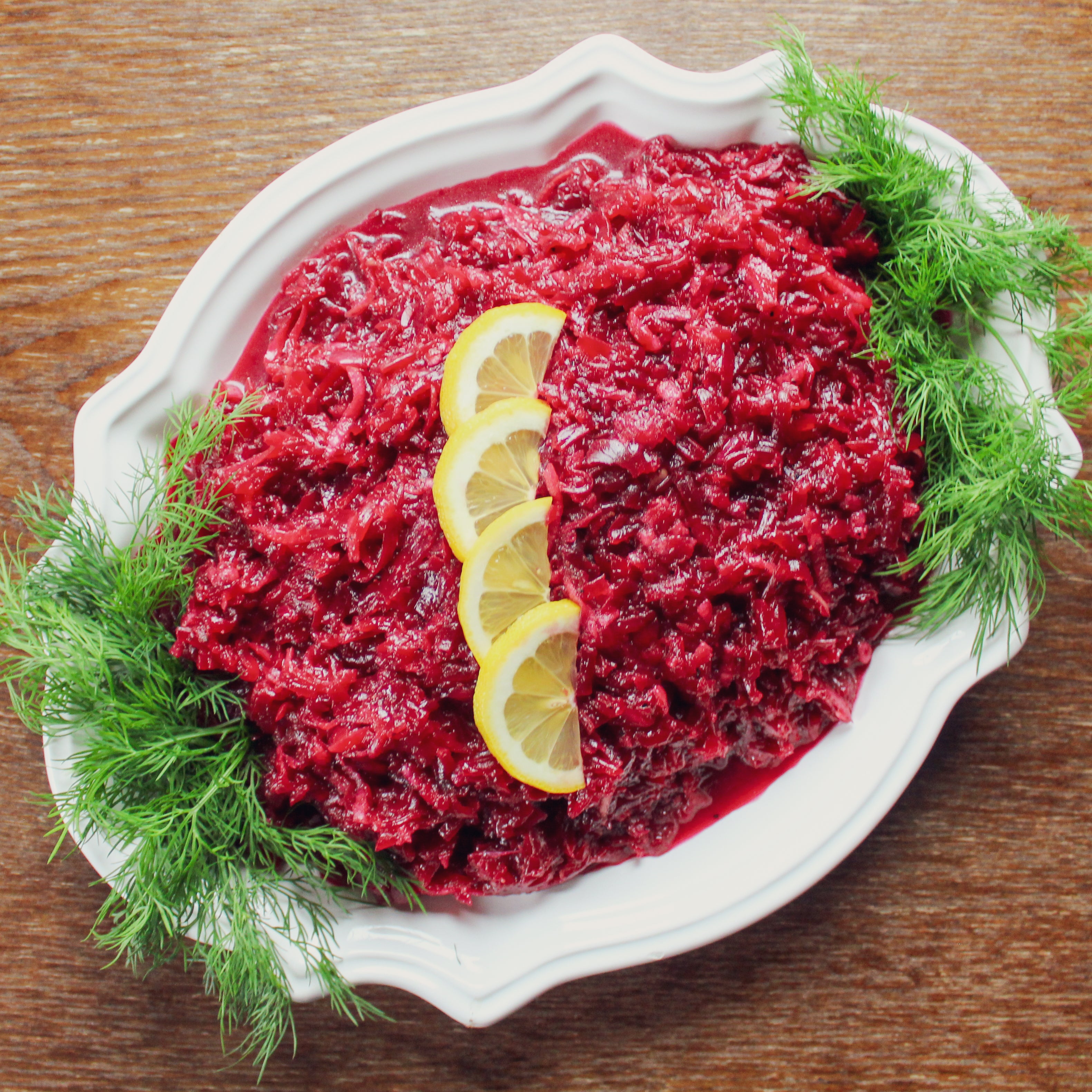 Shredded Beet Salad Piast Catering