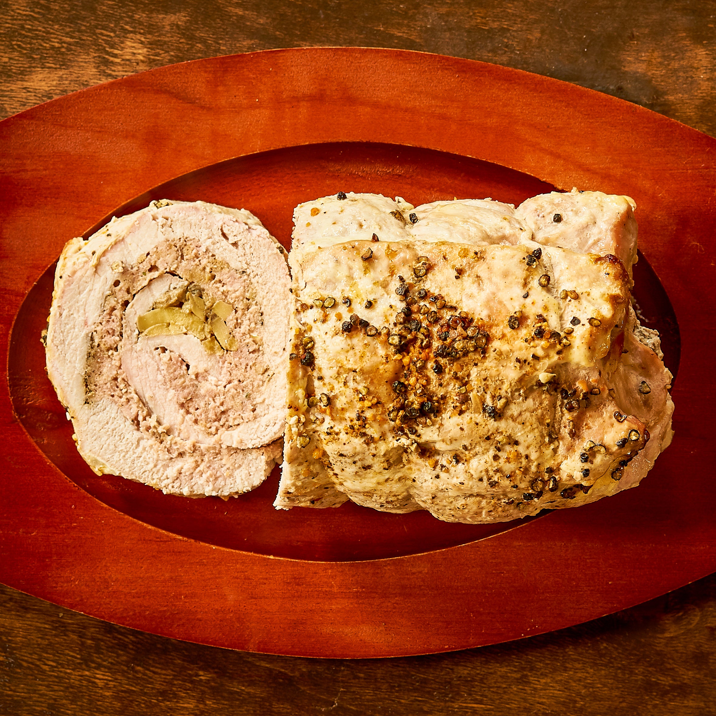 Stuffed Pork Loin Piast Catering