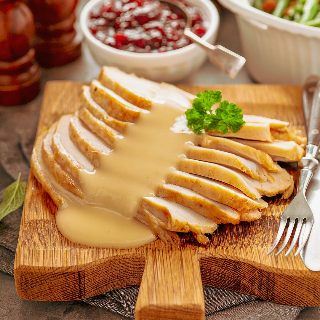 Roast Turkey Breast in Gravy
