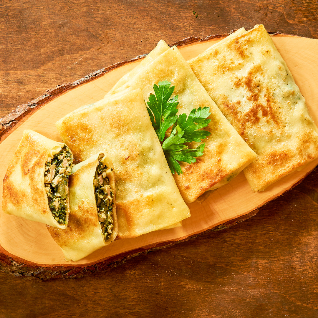 Chicken &amp; Spinach Crepes