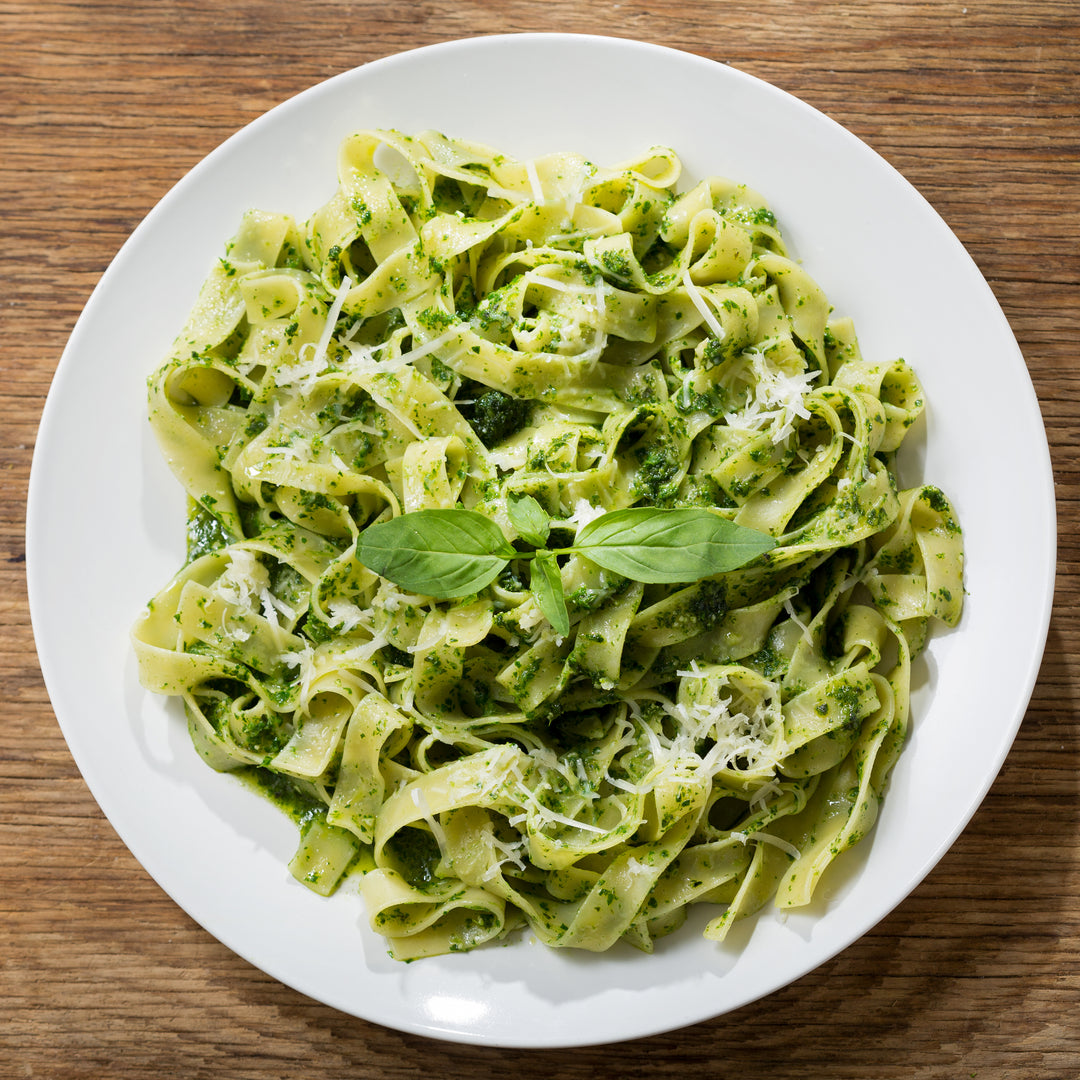 Fettucine with Spinach