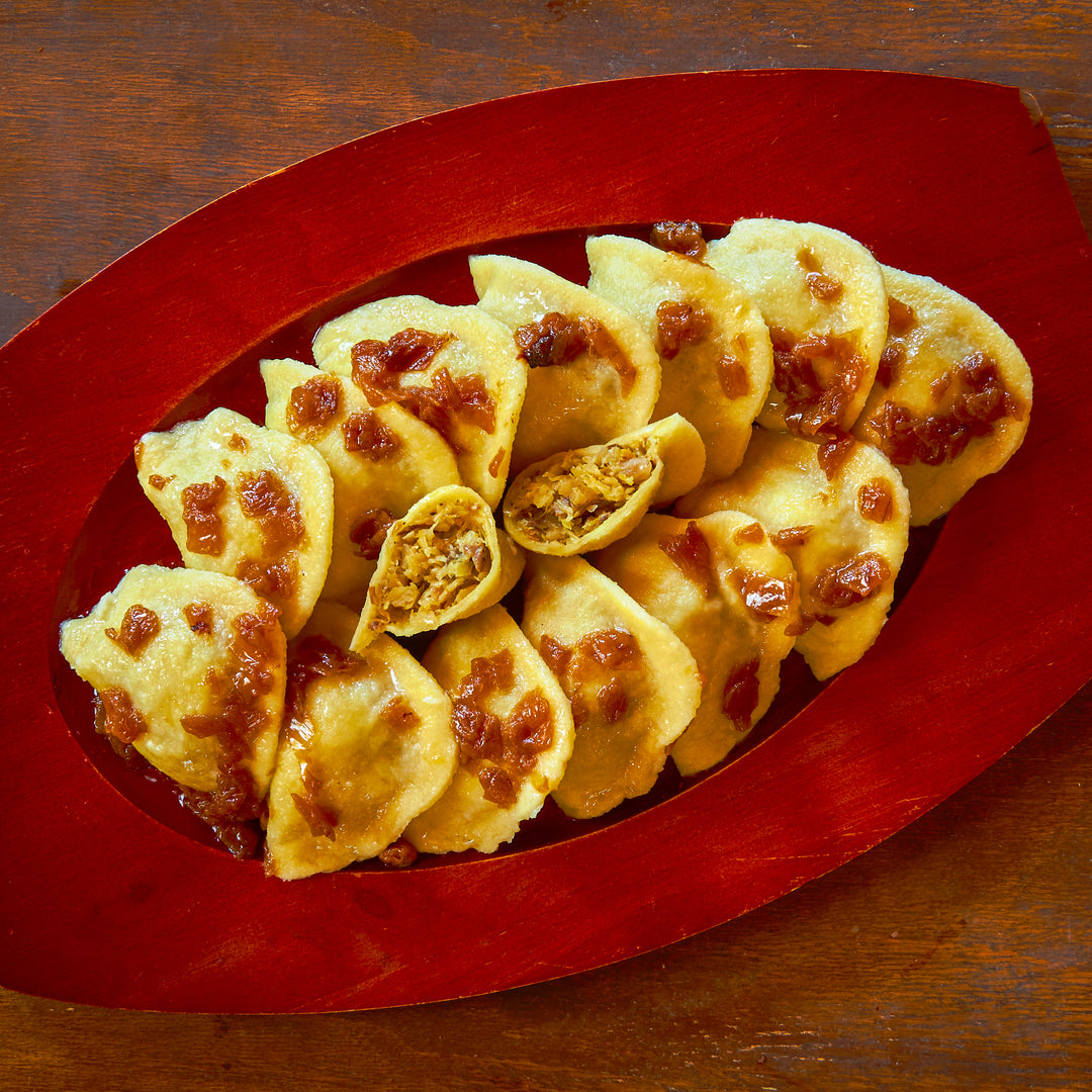 Sauerkraut &amp; Mushroom Pierogi